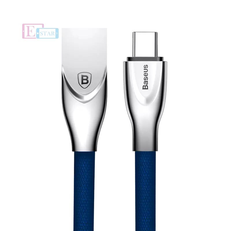 Кабель для заряджання та передачі даних Baseus Zinc Fabric Cloth Weaving Cable USB для планшетів та смартфонів Blue (Синій) Кабель для заряджання та передачі даних Baseus Zinc Fabric Cloth Weaving Cable USB для планшетів та смартфонів Blue (Синій)