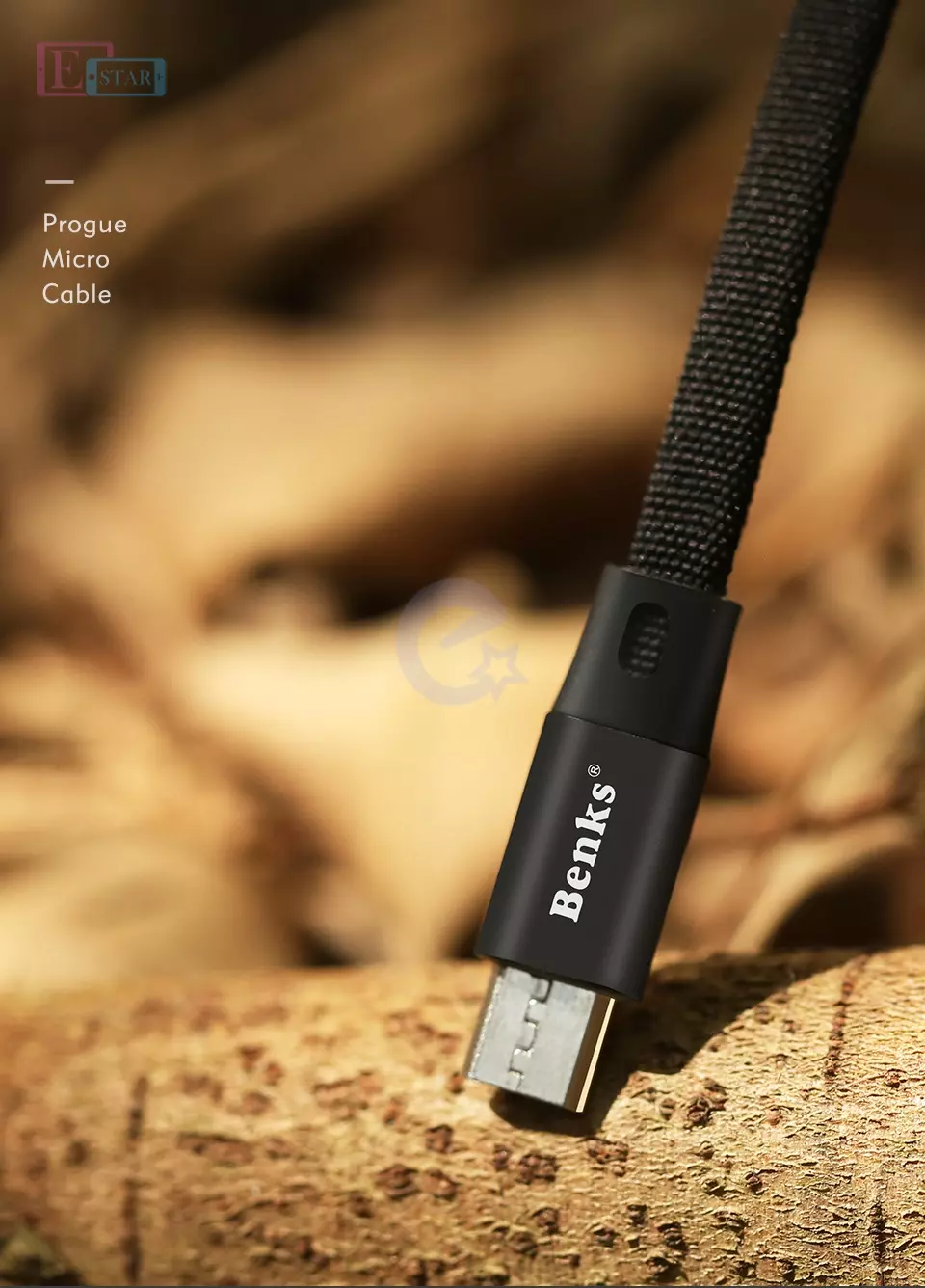 Кабель для зарядки и передачи данных Benks Magic Prague D17 Micro USB Charge Cable для смартфонов и планшетов Black (Черный)