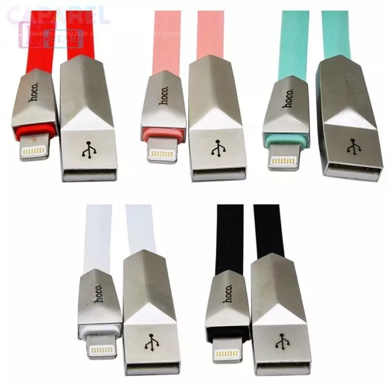 Кабель для зарядки и передачи данных Hoco X4 Zinc Alloy Lightning White (Белый) Кабель для зарядки и передачи данных Hoco X4 Zinc Alloy Lightning White (Белый)