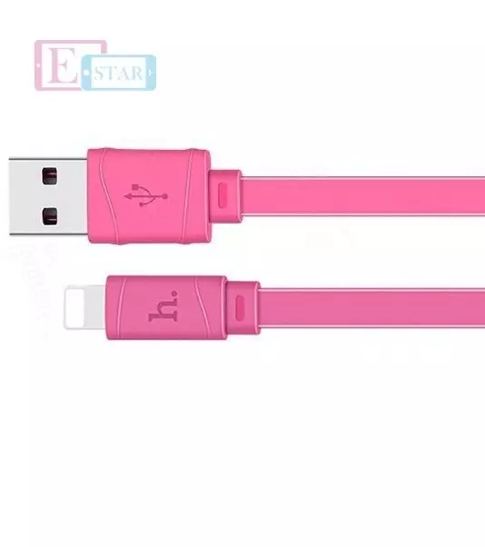 Кабель для зарядки и передачи данных Hoco X5 Bamboo Lightning Pink (Розовый) Кабель для зарядки и передачи данных Hoco X5 Bamboo Lightning Pink (Розовый)