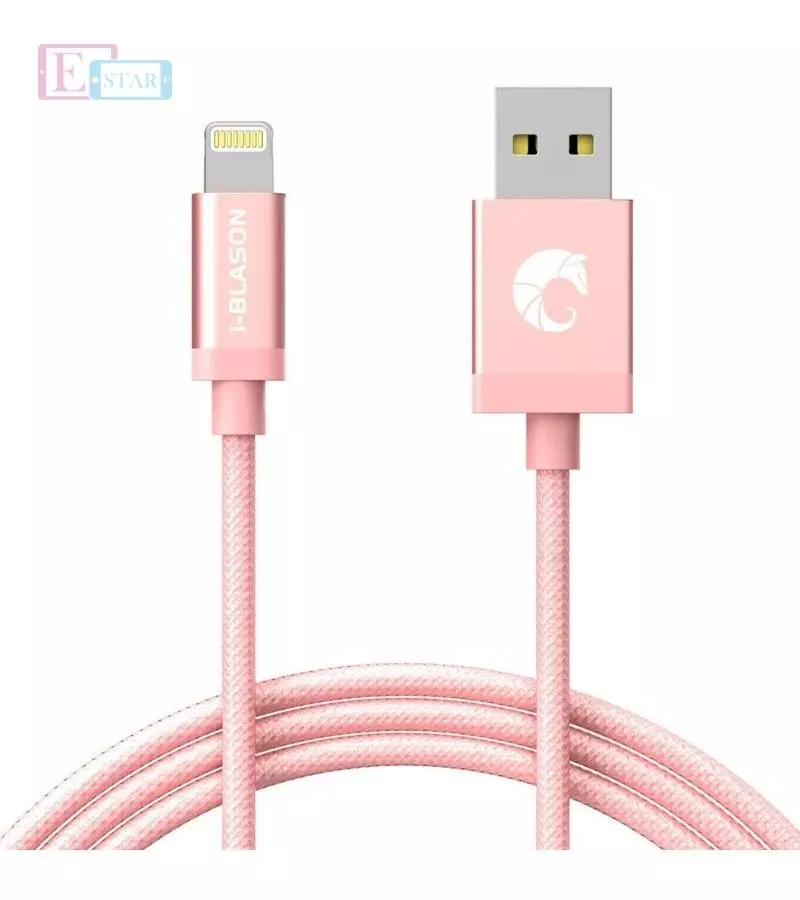 Кабель для зарядки и передачи данных I-Blason Charge 6ft and Sync Lightning Cable for Apple Devices Rose Gold (Розовое Золото) 796762320486 Кабель для зарядки и передачи данных I-Blason Charge 6ft and Sync Lightning Cable for Apple Devices Rose Gold (Розовое Золото) 796762320486