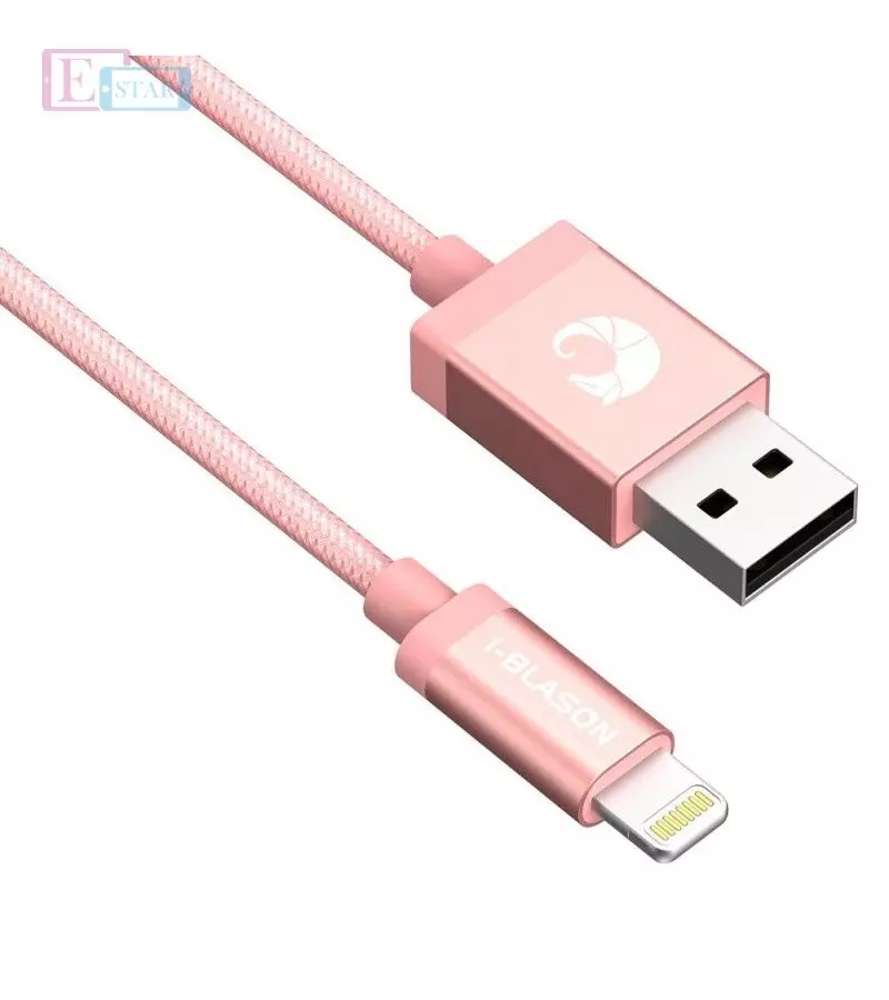 Кабель для заряджання та передачі I-Blason Charge and Sync Lightning Cable for Apple Devices Rose Gold (Рожеве Золото) 796762320455 Кабель для заряджання та передачі I-Blason Charge and Sync Lightning Cable for Apple Devices Rose Gold (Рожеве Золото) 796762320455