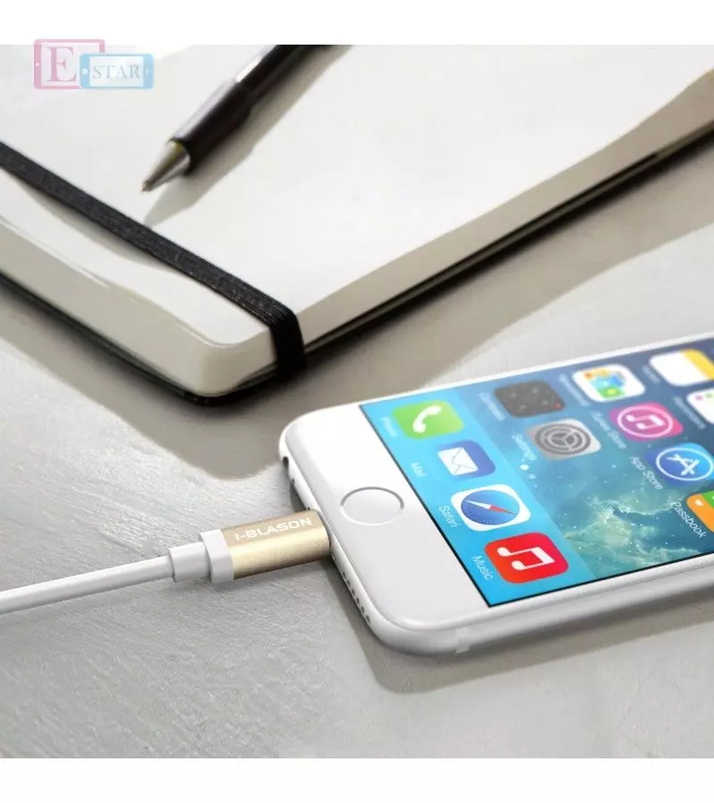 Кабель для заряджання та передачі даних I-Blason Charge and Sync Lightning Cable for Apple Devices White (Білий) 796762320455 Кабель для заряджання та передачі даних I-Blason Charge and Sync Lightning Cable for Apple Devices White (Білий) 796762320455