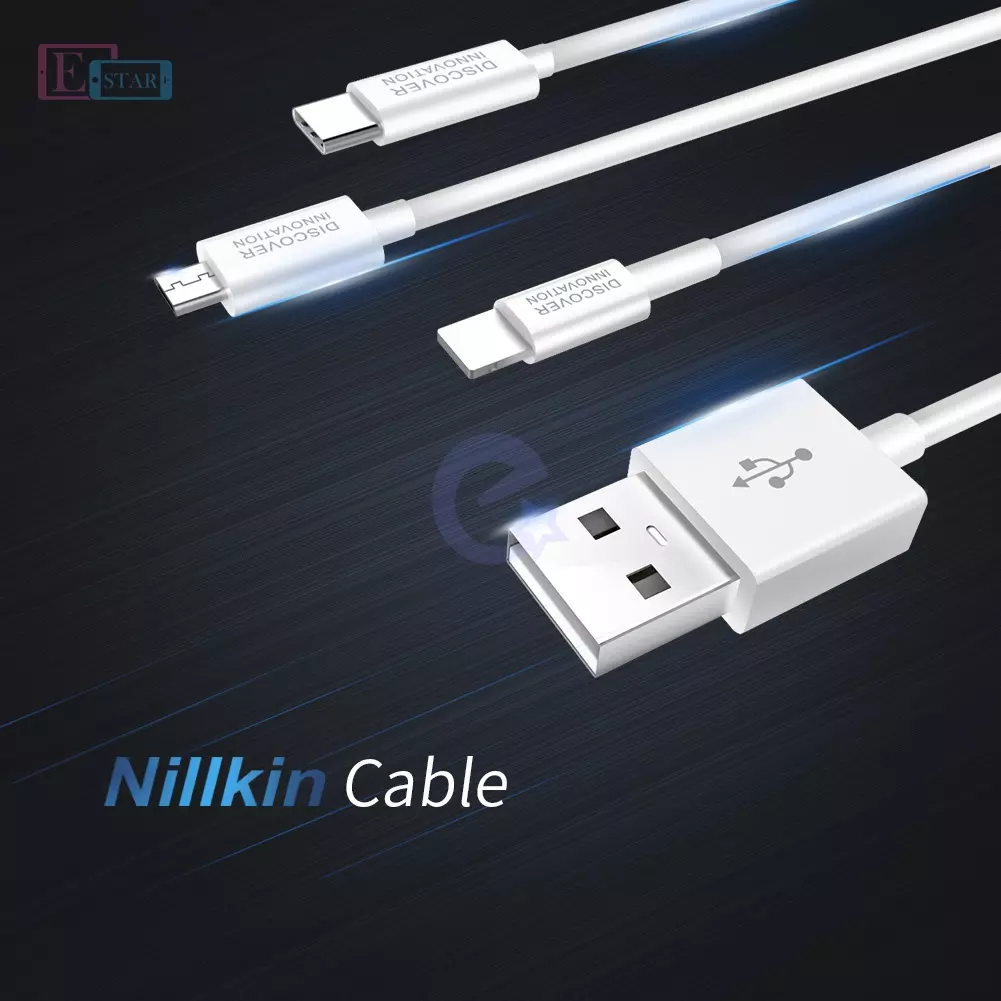 Кабель для зарядки и передачи данных Nillkin Cable USB - Type C White (Белый) P-DCN-NK