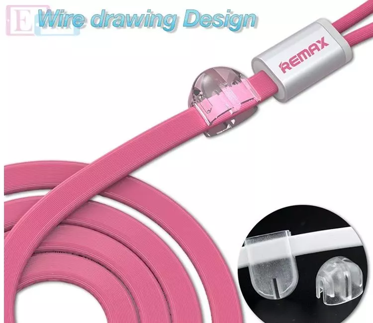 Кабель для зарядки и передачи данных Remax 2 in 1 Cable Red (Красный) (RC-025t) Кабель для зарядки и передачи данных Remax 2 in 1 Cable Red (Красный) (RC-025t)