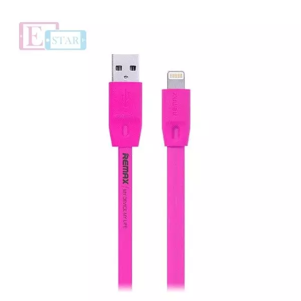 Кабель для зарядки и передачи данных Remax Full Speed Lightning 2 м для планшетов и смартфонов Purple (Фиолетовый) RC-001i Кабель для зарядки и передачи данных Remax Full Speed Lightning 2 м для планшетов и смартфонов Purple (Фиолетовый) RC-001i