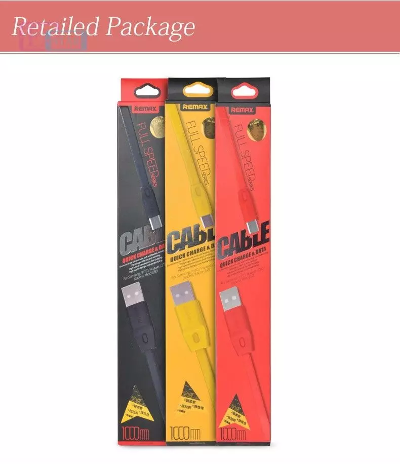 Кабель для заряджання та передачі даних Remax Full Speed Micro для смартфонів 2 м Yellow (Жовтий) RC-001 Кабель для заряджання та передачі даних Remax Full Speed Micro для смартфонів 2 м Yellow (Жовтий) RC-001