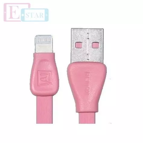 Кабель для зарядки и передачи данных Remax Martin Lightning Pink (Розовый) RC-028i