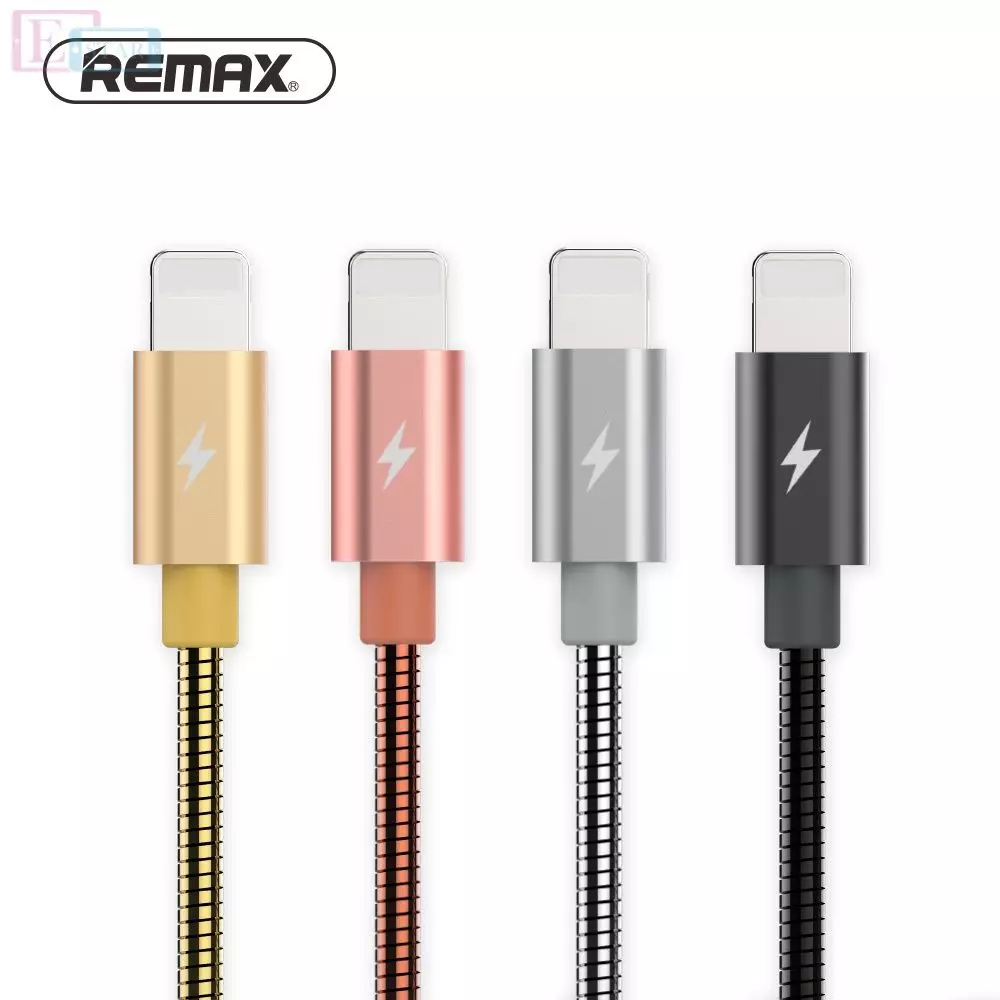 Кабель для зарядки и передачи данных Remax Metal Serpent Lightning Cable Black (Черный) RC-080i Кабель для зарядки и передачи данных Remax Metal Serpent Lightning Cable Black (Черный) RC-080i