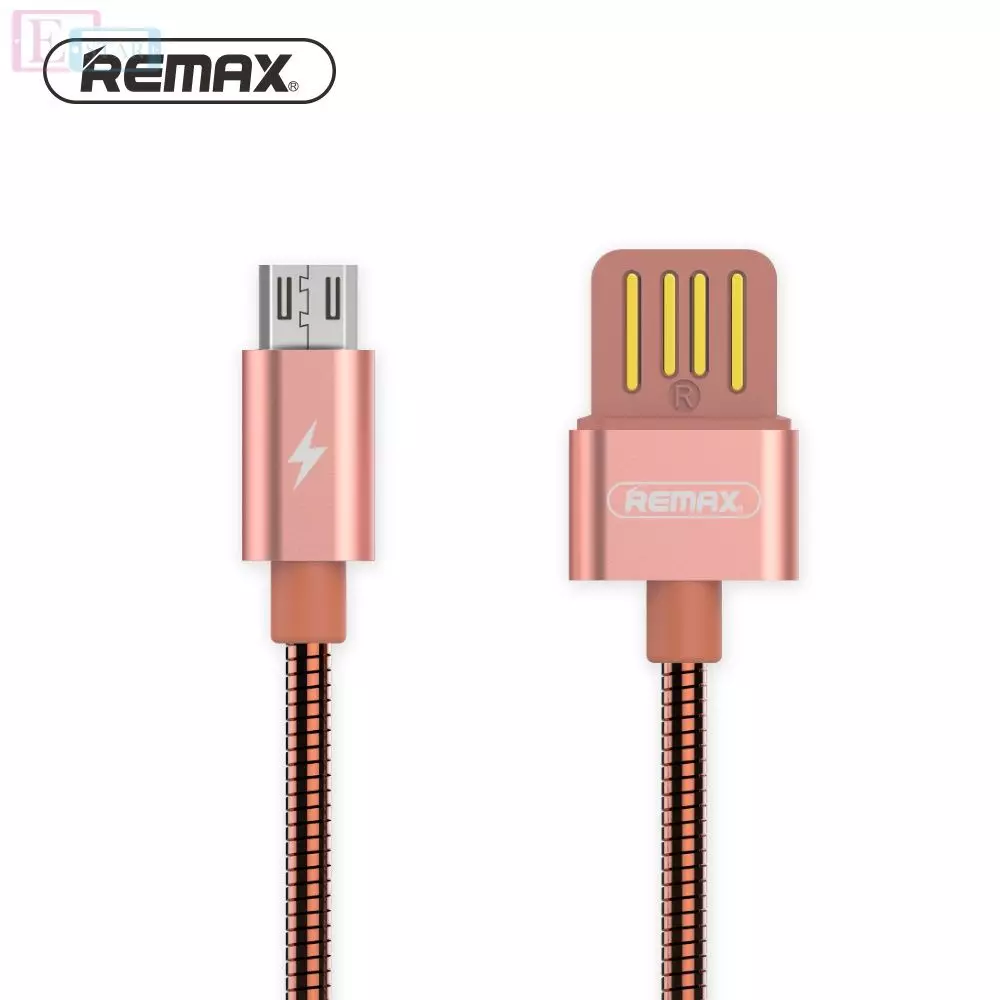Кабель для зарядки и передачи данных Remax Serpent Micro USB Rose Gold (Розовое Золото) RC-080m Кабель для зарядки и передачи данных Remax Serpent Micro USB Rose Gold (Розовое Золото) RC-080m