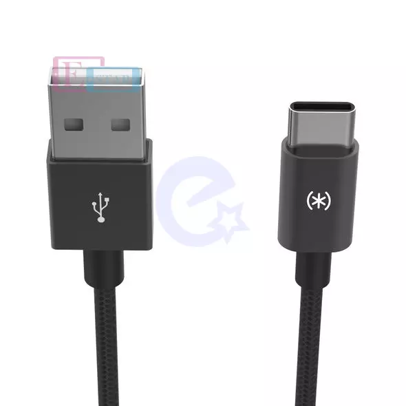 Кабель для зарядки и передачи данных Speck USB Type C to USB Chargin Cable Black (Черный) 875481050