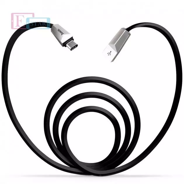 Кабель для заряджання та передачі даних USB Hoco X4 Zing Alloy Type-C для планшетів та смартфонів White (Білий) Кабель для заряджання та передачі даних USB Hoco X4 Zing Alloy Type-C для планшетів та смартфонів White (Білий)