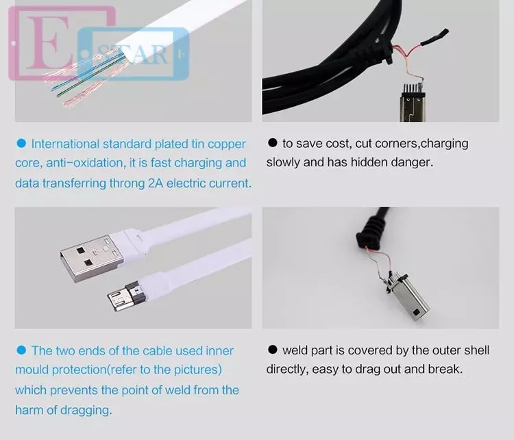 Кабель для зарядки и передачи данных USB MicroUsb Nillkin Micro USB cable для смартфонов и телефона 1,2 м Black (Черный)