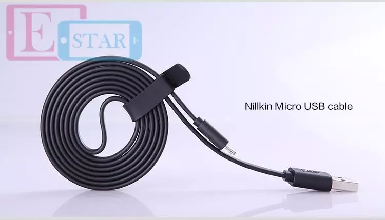 Кабель для зарядки и передачи данных USB MicroUsb Nillkin Micro USB cable для смартфонов и телефона 1,2 м Black (Черный)