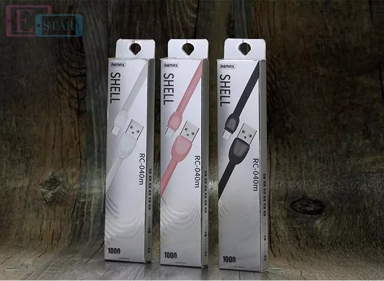 Кабель для заряджання та передачі даних USB Remax Shell Lightning White (Білий) RC-040i Кабель для заряджання та передачі даних USB Remax Shell Lightning White (Білий) RC-040i