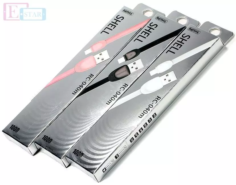 Кабель для зарядки и передачи данных USB Remax Shell micro USB White (Белый) RC-040m Кабель для зарядки и передачи данных USB Remax Shell micro USB White (Белый) RC-040m