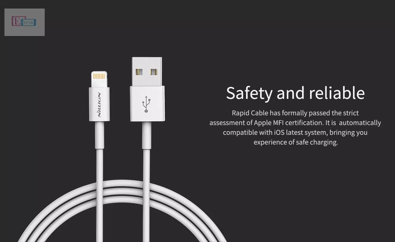 Кабель Nillkin Rapid Cable 1 м White (Белый)