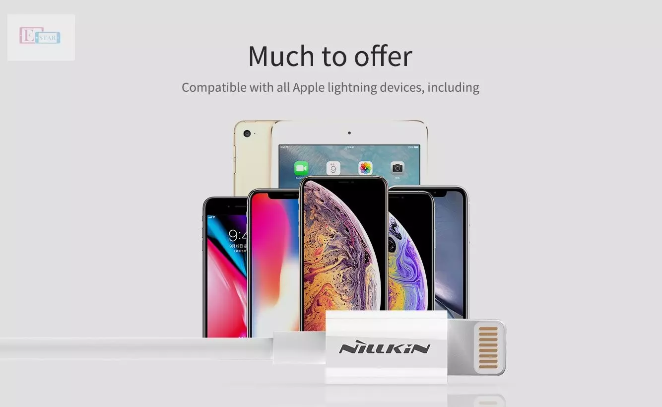 Кабель Nillkin Rapid Cable 1 м White (Белый)