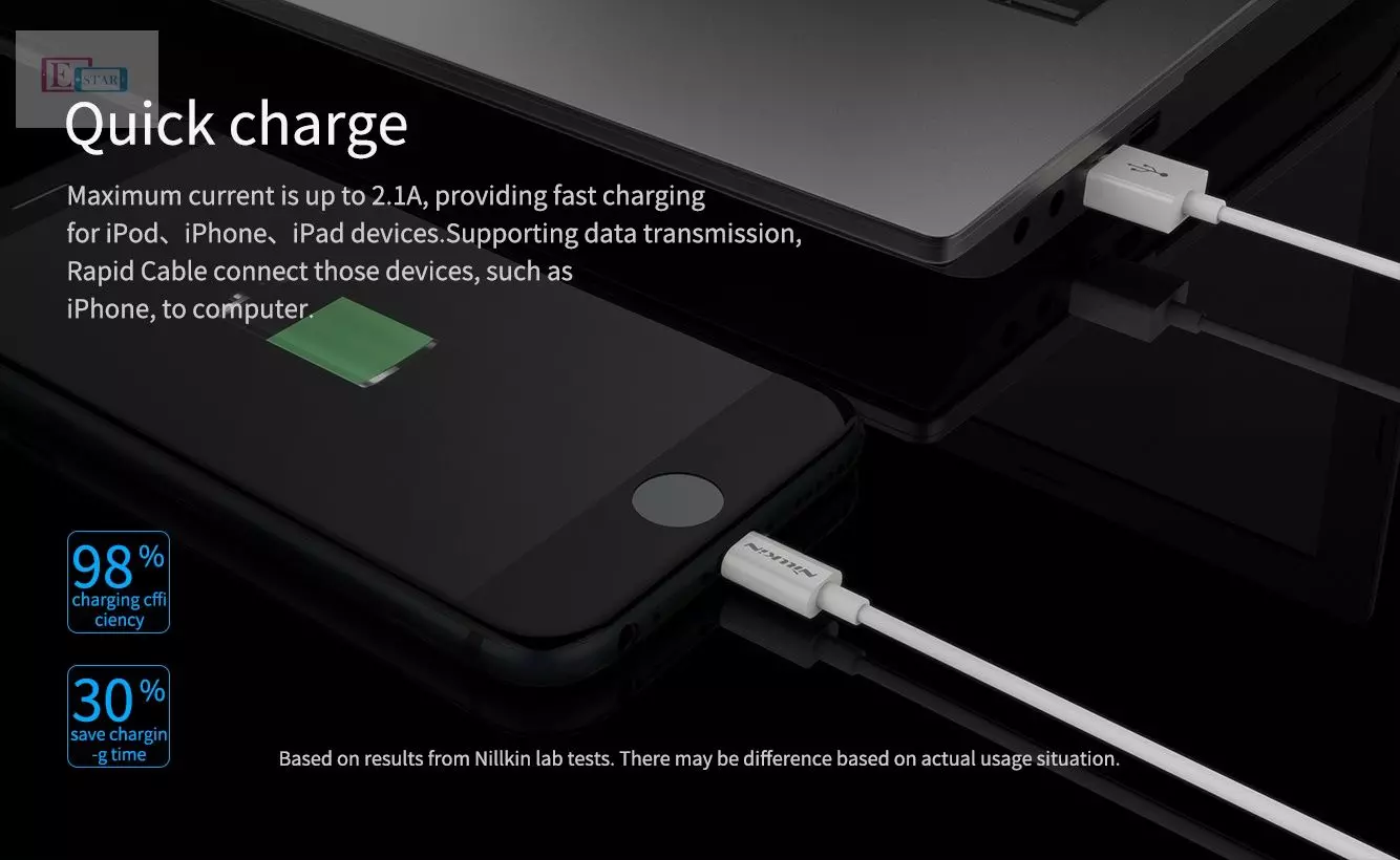 Кабель Nillkin Rapid Cable 1 м White (Белый)