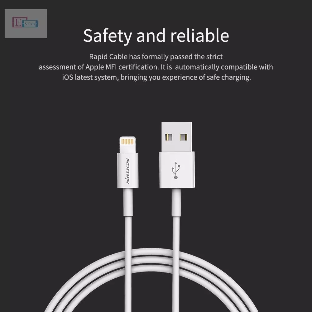Кабель Nillkin Rapid Cable 1 м White (Белый)