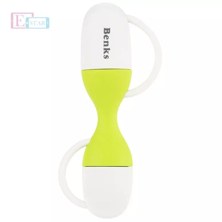 Кабель перехідник Benks Capsula D12 USB для USB Type A / Lightining / Micro USB OTG Cable Adapter для планшетів та смартфонів Green (Зелений)