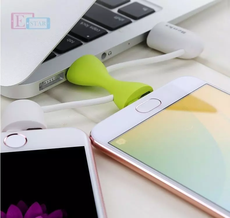 Кабель перехідник Benks Capsula D12 USB для USB Type A / Lightining / Micro USB OTG Cable Adapter для планшетів та смартфонів Green (Зелений)