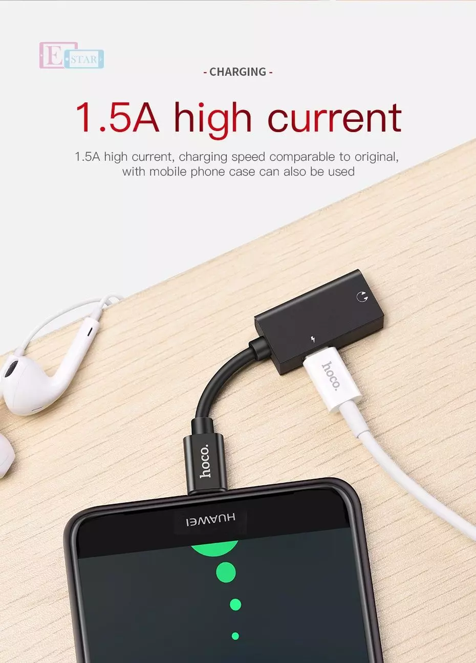 Кабель переходник Hoco LS14 to Type C 2 in 1 audio converter для планшетов и смартфонов Red (Красный) Кабель переходник Hoco LS14 to Type C 2 in 1 audio converter для планшетов и смартфонов Red (Красный)