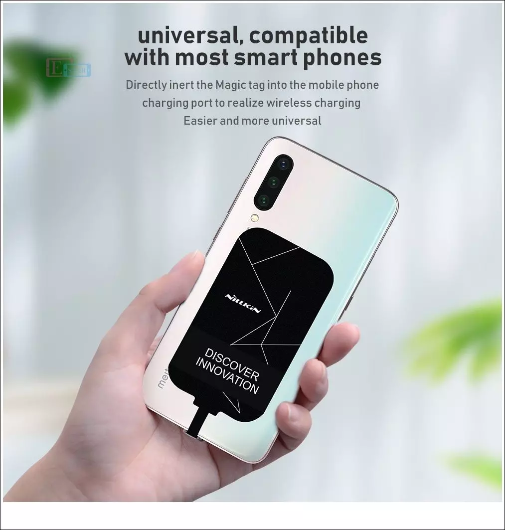 Модуль для заряджання Nillkin Magic Tags Wireless Charging Receiver (C Long) Black (Чорний) Модуль для заряджання Nillkin Magic Tags Wireless Charging Receiver (C Long) Black (Чорний)