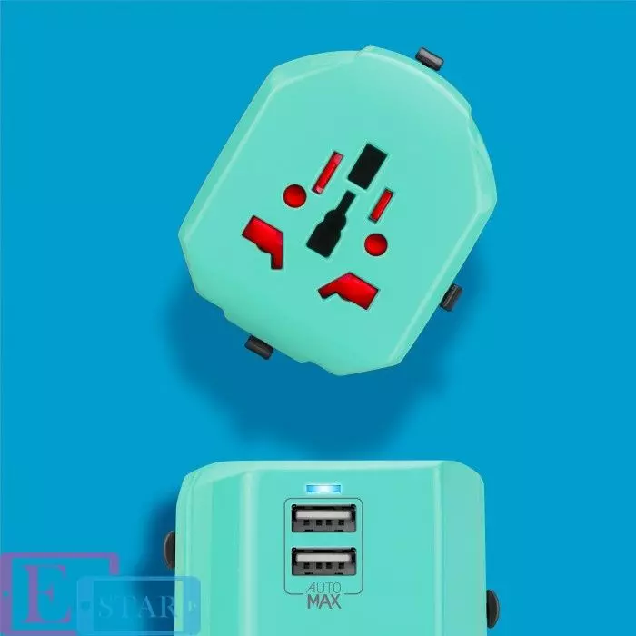 Зарядное устройство Momax 1-World USB AC Travel Adapter Black (Черный) UA1 Зарядное устройство Momax 1-World USB AC Travel Adapter Black (Черный) UA1