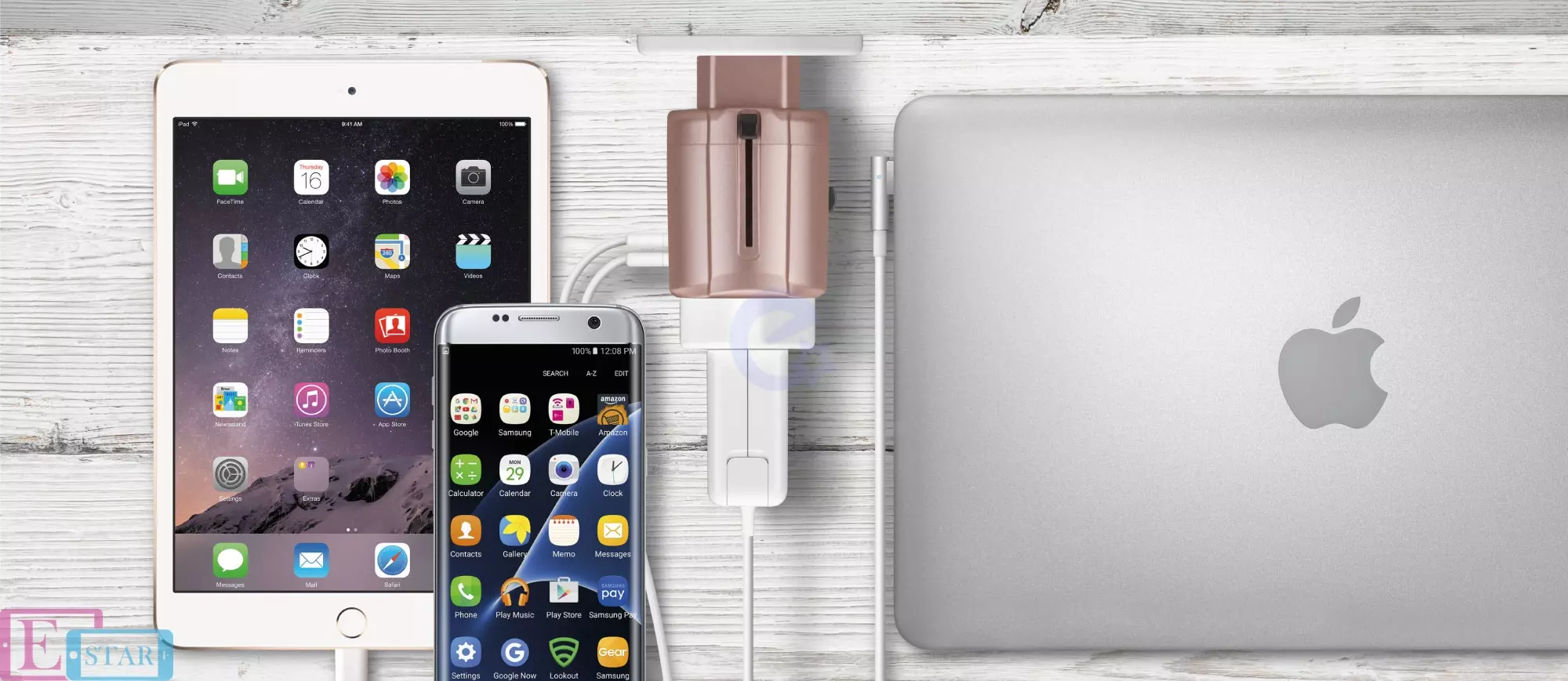 Зарядное устройство Momax 1-World USB AC Travel Adapter Agua (Вода) UA1