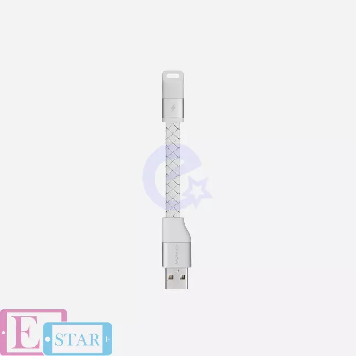 Кабель для заряджання Momax Elite-Link Pro Lightning Cable (11cm) White (Білий) DL1 Кабель для заряджання Momax Elite-Link Pro Lightning Cable (11cm) White (Білий) DL1