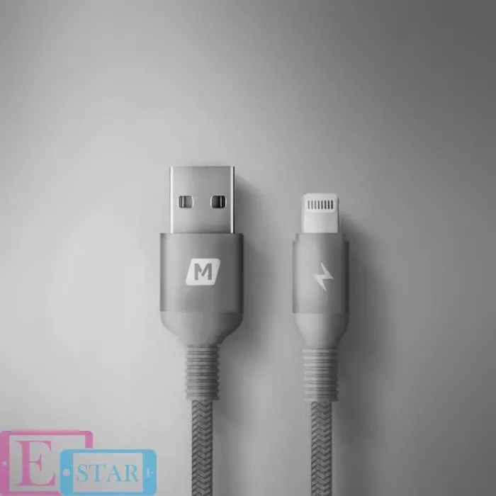 Кабель для зарядки Momax ELITE Link Triple-Braided Nylon Lightning Cable Black (Черный) DL11 Кабель для зарядки Momax ELITE Link Triple-Braided Nylon Lightning Cable Black (Черный) DL11