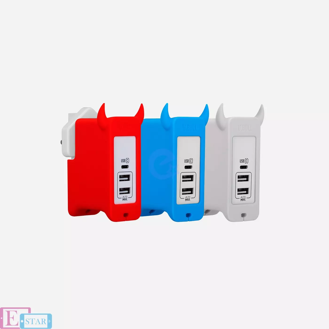 Зарядное устройство Momax U.Bull 3-port USB Charger Blue (Синий) UM3S