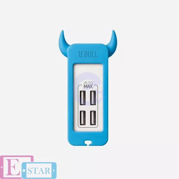 Зарядное устройство Momax U.Bull 4-port USB Charger Global Set Blue (Синий) UM4GSA