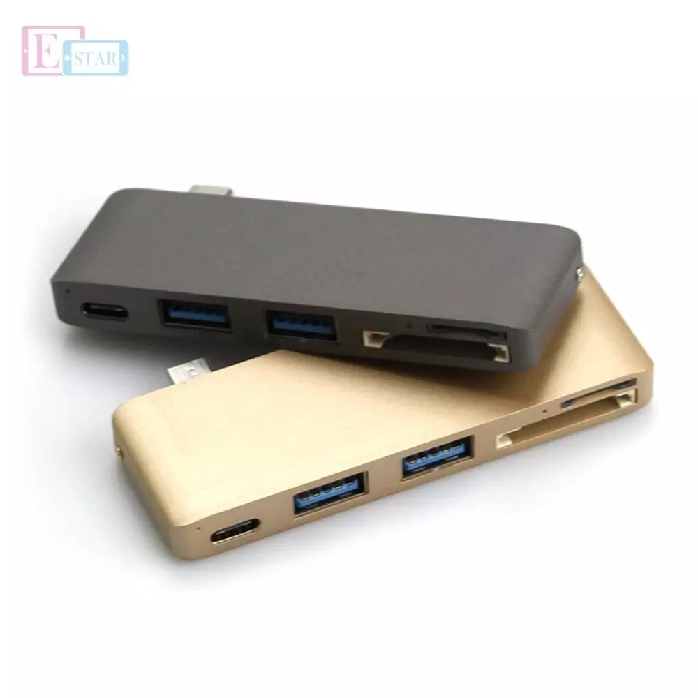 Мультиадаптер Anomaly USB хаб и кард-ридер 5 в 1 Type-С Silver (Серебристый) Мультиадаптер Anomaly USB хаб и кард-ридер 5 в 1 Type-С Silver (Серебристый)