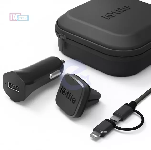 Набор iOttie iTap Magnetic Mounting and Charging Travel Kit Black (Черный) HLTRIO110