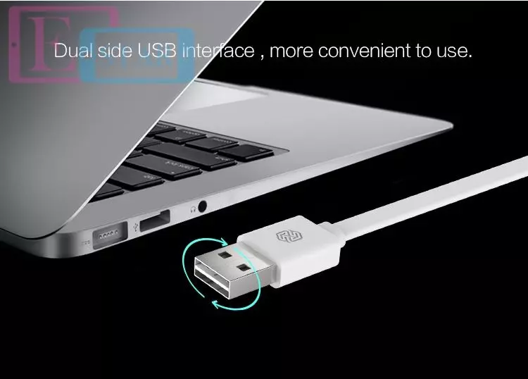 Кабель для заряджання та передачі даних USB Type C Nillkin cable для смартфонів та телефону 1,2 м White (Білий) Кабель для заряджання та передачі даних USB Type C Nillkin cable для смартфонів та телефону 1,2 м White (Білий)