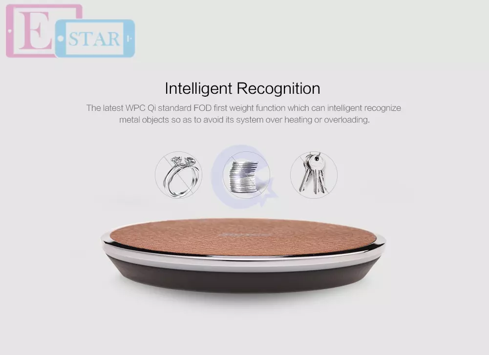 Стильна бездротова зарядна станція Nillkin Magic Disk III Wireless Charger для Apple, Samsung, HTC, Huawei Brown (Коричневий) Стильна бездротова зарядна станція Nillkin Magic Disk III Wireless Charger для Apple, Samsung, HTC, Huawei Brown (Коричневий)