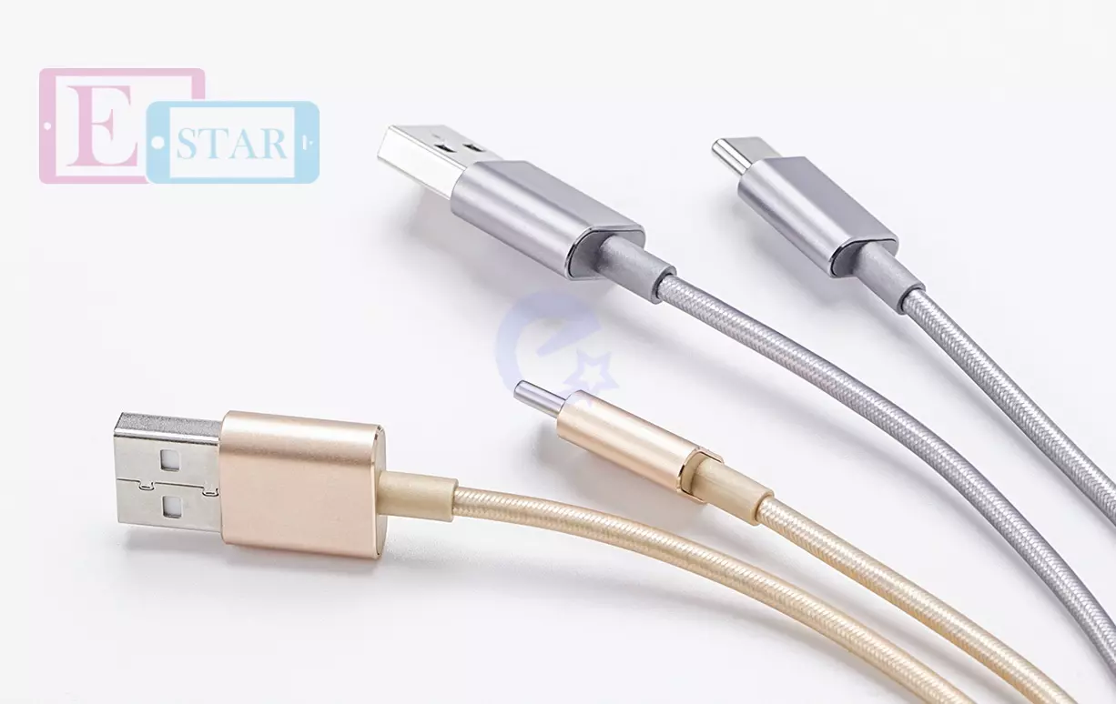 Оригинальный кабель для зарядки и передачи данных Xiaomi Type-C Charge Cable для смартфонов и планшетов 1,2 м Silver (Серебристый)