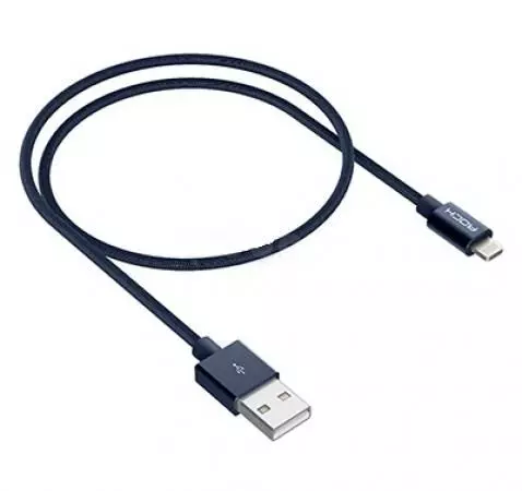 Кабель для зарядки и передачи данных Rock Metal Charge & Sync Round Cable 100cm Lightning Rose Gold (Розовое Золото) RCB0432 Кабель для зарядки и передачи данных Rock Metal Charge & Sync Round Cable 100cm Lightning Rose Gold (Розовое Золото) RCB0432