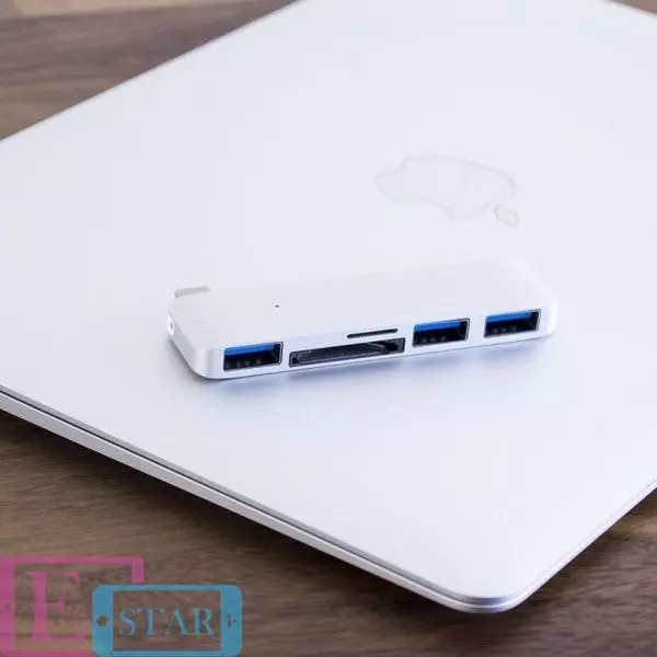USB-хаб Satechi Type-C USB 3-in-1 Hub Silver (Срібний) ST-TCUHS USB-хаб Satechi Type-C USB 3-in-1 Hub Silver (Срібний) ST-TCUHS