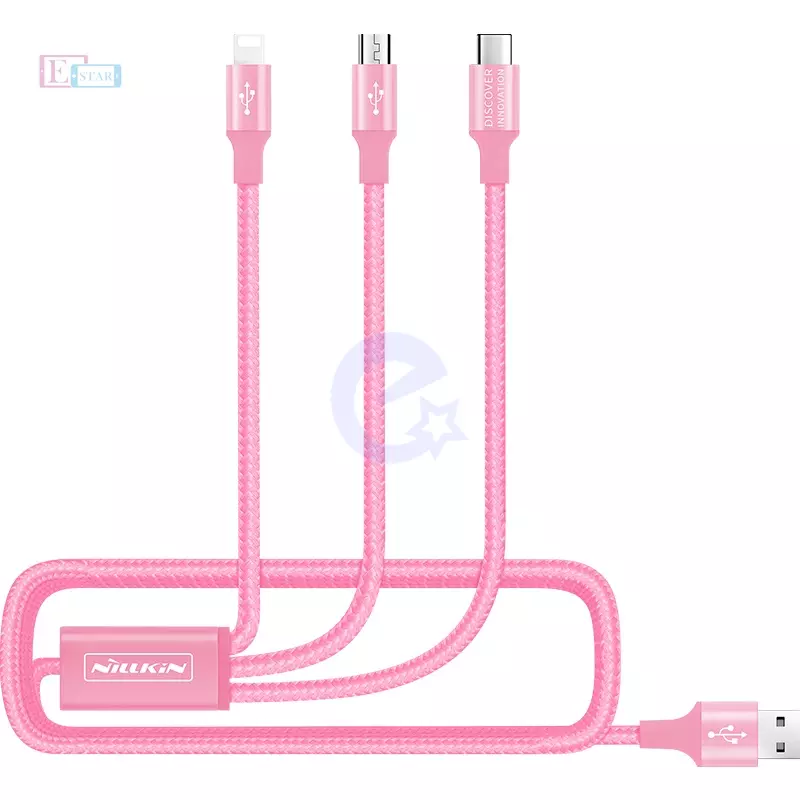 Стильная беспроводная зарядная станция Nillkin Fancy Gift Set для Apple XS MAX Pink (Розовый) MC034