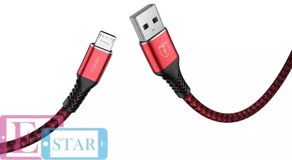 Кабель T-PHOX Jagger T-M814 Micro USB - 1m Red (Красный) Кабель T-PHOX Jagger T-M814 Micro USB - 1m Red (Красный)