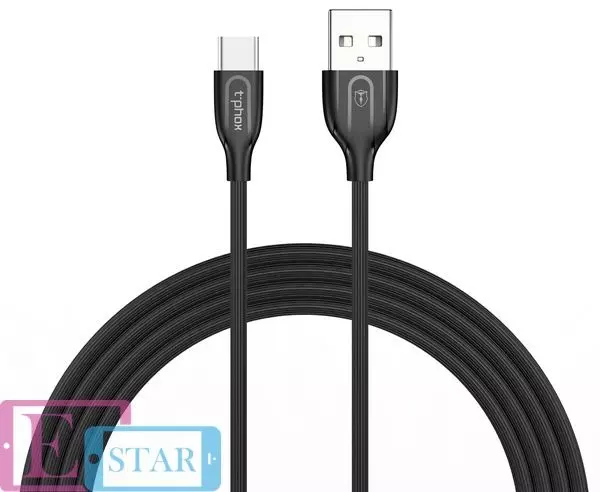 Кабель T-PHOX Mini T-C807 Type-C - 1.2m Black (Черный)