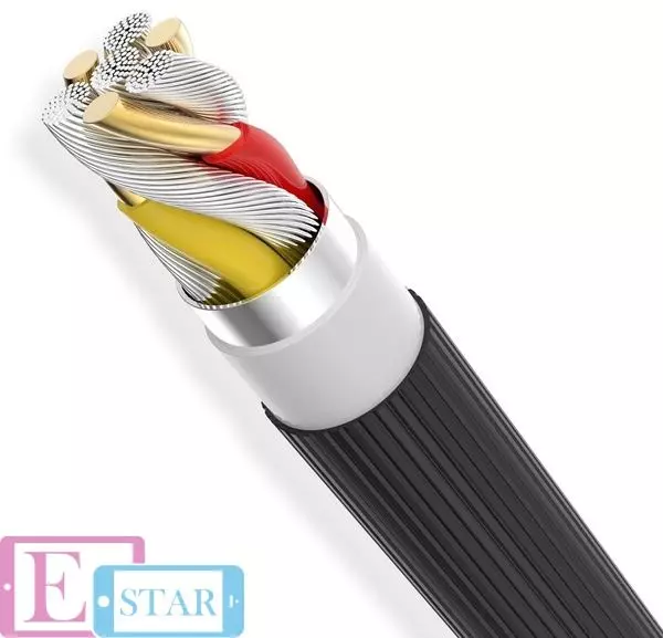 Кабель T-PHOX Mini T-C807 Type-C - 1.2m Black (Черный)