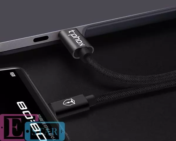 Кабель T-PHOX Speed ​​T-CC811 Type-C to Type-C 2.0 - 1m Black (Чорний) T-CC811 Black