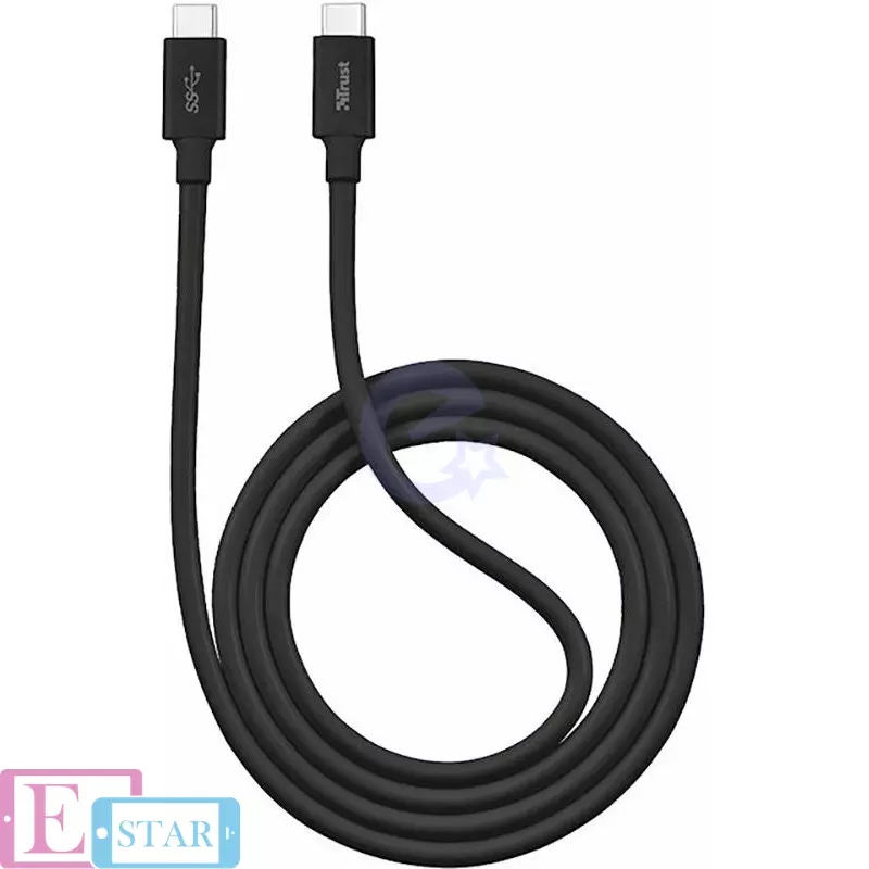 Кабель Trust URBAN USB3.1 Type-C to A Cable 1m Black (Черный) 21175
