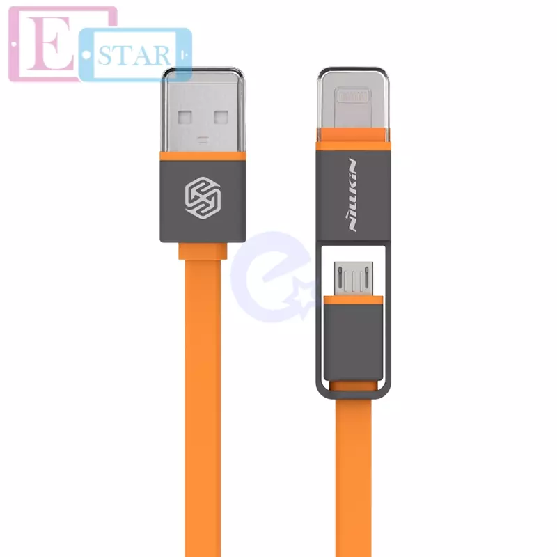 Высокоскоростной кабель для зарядки и передачи данных USB MicroUsb Nillkin Plus для смартфонов и телефона 1,2 м Orange (Оранжевый)