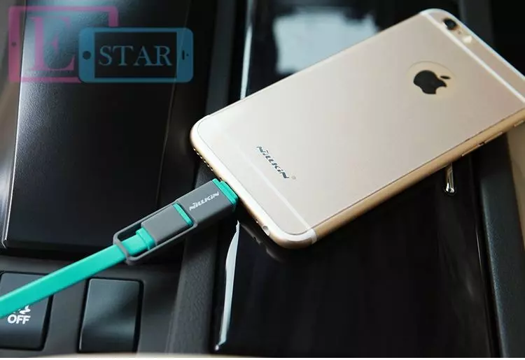 Высокоскоростной кабель для зарядки и передачи данных USB MicroUsb Nillkin Plus для смартфонов и телефона 1,2 м Turquoise (Бирюзовый) Высокоскоростной кабель для зарядки и передачи данных USB MicroUsb Nillkin Plus для смартфонов и телефона 1,2 м Turquoise (Бирюзовый)