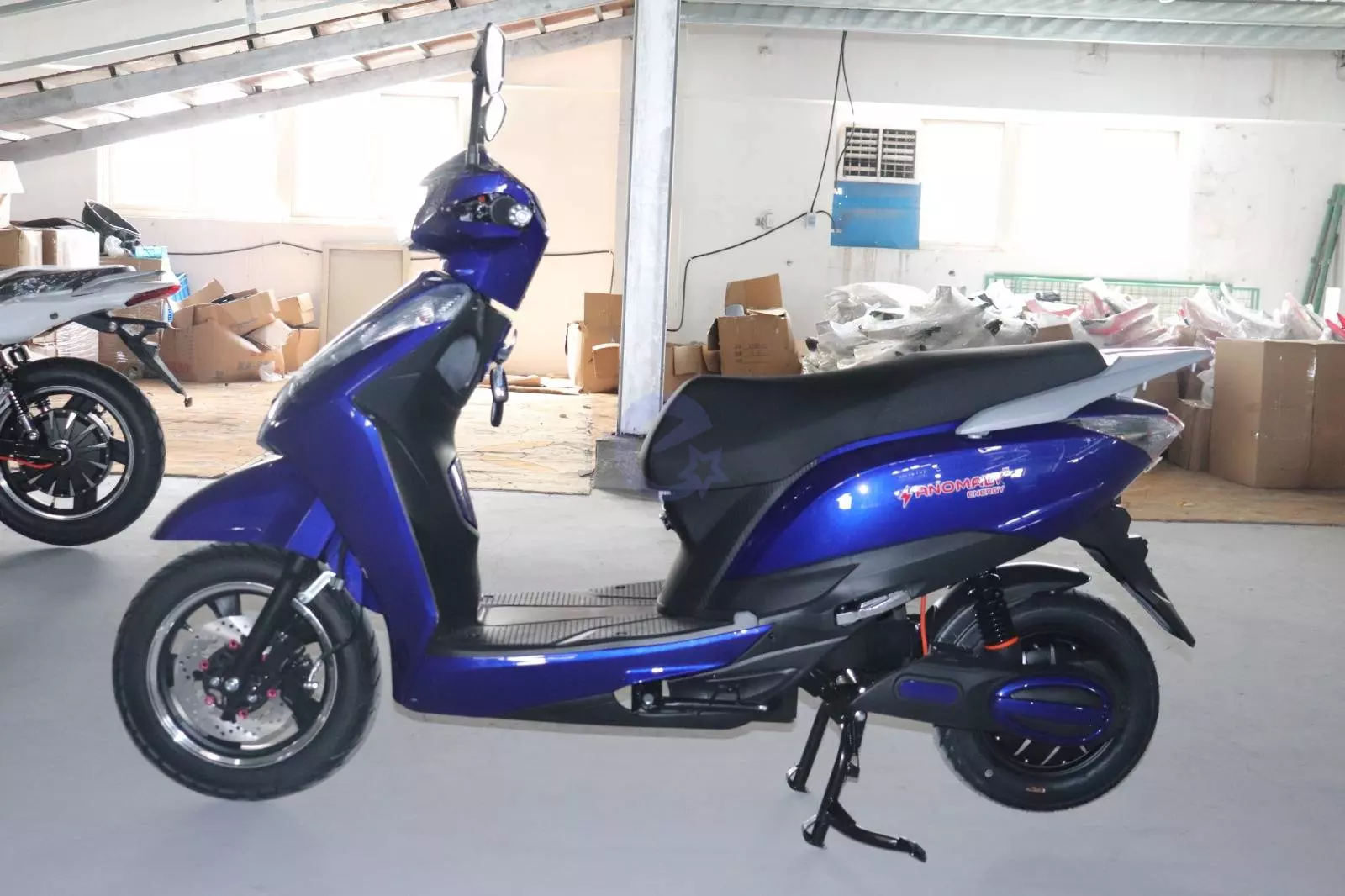 Электроскутер Anomaly Energy CS 1500 Вт Литиевая батарея 72V 20AH Blue (Синий) (Сертификат ЕС)